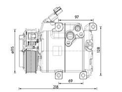 MAHLE ORIGINAL ACP 1467 000P