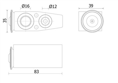 MAHLE ORIGINAL AVE 142 000P Číslo výrobce: 8UW 351 010-511. EAN: 4057635127820.