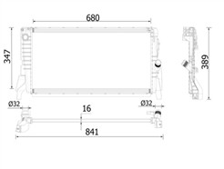 MAHLE ORIGINAL CR 2317 000P