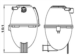 MAHLE ORIGINAL CRT 22 000S
