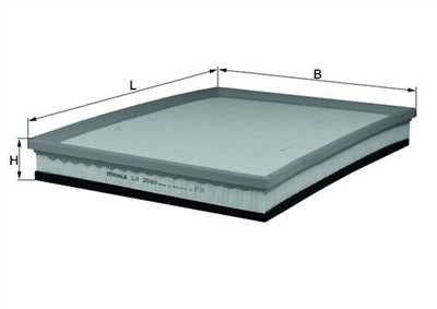 MAHLE ORIGINAL LX 2080 Číslo výrobce: 70382934. EAN: 4009026718896.