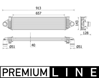 MAHLE ORIGINAL CI 551 000P Číslo výrobce: 8ML 376 909-351.