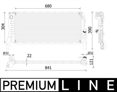 MAHLE ORIGINAL CR 2306 000P Číslo výrobce: 376996581. EAN: 4057635129527.