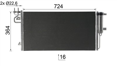 MAHLE ORIGINAL AC 103 000P Číslo výrobce: 351009601. EAN: 4057635018449.