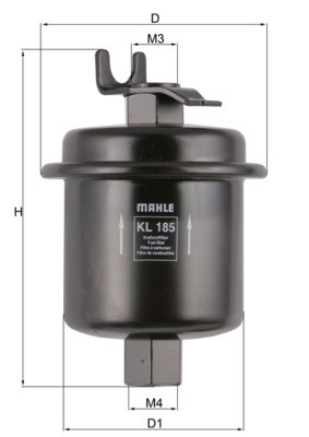 MAHLE ORIGINAL KL 185 Číslo výrobce: 79861659. EAN: 4009026012833.
