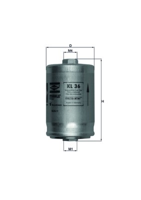 MAHLE ORIGINAL KL 36 Číslo výrobce: 78741563. EAN: 4009026030080.