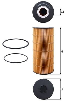 MAHLE ORIGINAL OX 1234D Číslo výrobce: 72503624. EAN: 4009026933985.