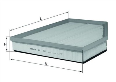 MAHLE ORIGINAL LX 1261 Číslo výrobce: 72573719. EAN: 4009026502242.