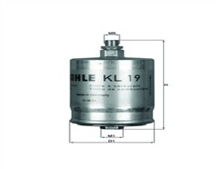 MAHLE ORIGINAL KL 19