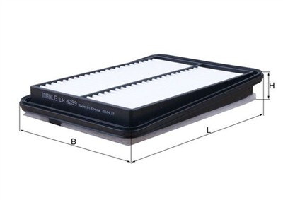 MAHLE ORIGINAL LX 4239 Číslo výrobce: 72417929. EAN: 4009026962824.