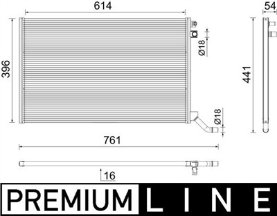 MAHLE ORIGINAL CR 2445 000P Číslo výrobce: 72512502EU. EAN: 4057635190251.