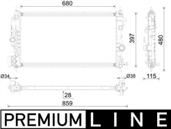 MAHLE ORIGINAL CR 2590 000P