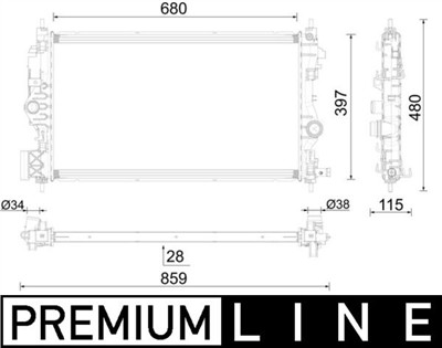 MAHLE ORIGINAL CR 2590 000P Číslo výrobce: 16486900.
