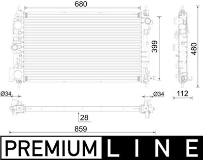 MAHLE ORIGINAL CR 2594 000P Číslo výrobce: 16486889. EAN: 4057635189170.