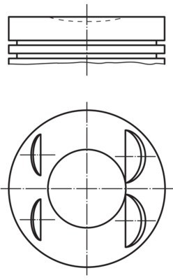 MAHLE ORIGINAL 021 PI 00127 002 Číslo výrobce: 72 L 71. EAN: 4057635183581.