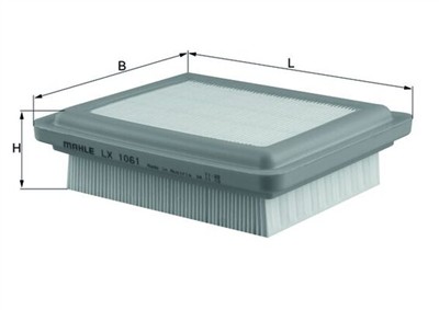 MAHLE ORIGINAL LX 1061 Číslo výrobce: 70372224. EAN: 4009026607671.