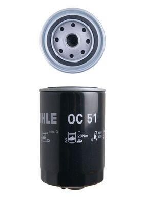 MAHLE ORIGINAL OC 51 Číslo výrobce: 77844681. EAN: 4009026028940.