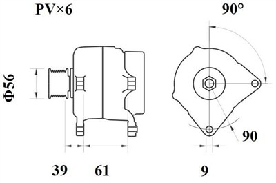 MAHLE ORIGINAL MG 1089 Číslo výrobce: 72535124.