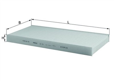 MAHLE ORIGINAL LA 78 Číslo výrobce: 76418198. EAN: 4009026506813.