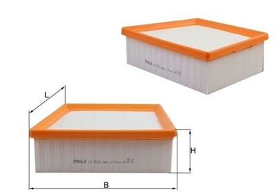 MAHLE ORIGINAL LX 4638 Číslo výrobce: 72476662. EAN: 4057635009263.