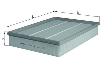 MAHLE ORIGINAL LX 717 Číslo výrobce: 79690660. EAN: 4009026084373.