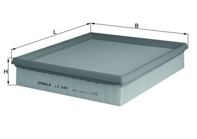 MAHLE ORIGINAL LX 889 Číslo výrobce: 78437451. EAN: 4009026103371.