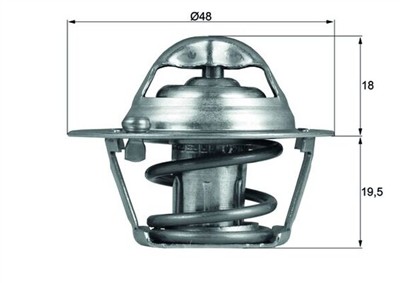 MAHLE ORIGINAL TX 121 74D Číslo výrobce: 72354603. EAN: 4009026933824.