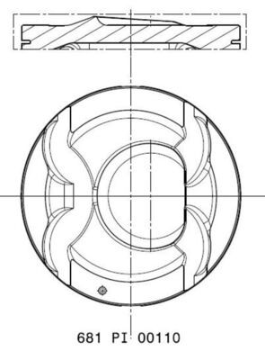 MAHLE ORIGINAL 681 PI 00110 000 Číslo výrobce: 0770L116. EAN: 4057635183390.