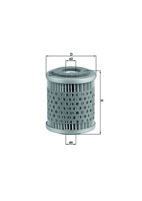 MAHLE ORIGINAL KX 38 Číslo výrobce: 72553545. EAN: 4009026000632.