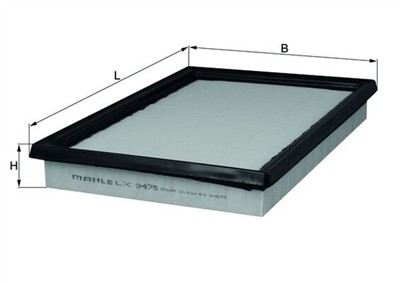 MAHLE ORIGINAL LX 3475 Číslo výrobce: 72556504. EAN: 4009026894767.