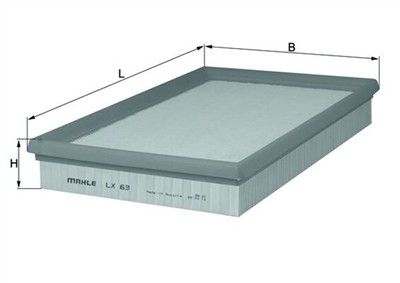 MAHLE ORIGINAL LX 63 Číslo výrobce: 77023252. EAN: 4009026037744.