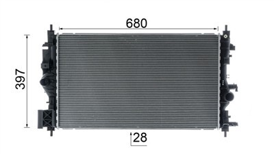 MAHLE ORIGINAL CR 1697 000P Číslo výrobce: 16486895. EAN: 4057635189125.