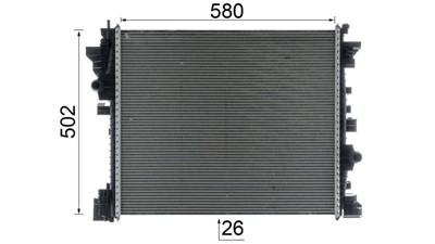 MAHLE ORIGINAL CR 2598 000P Číslo výrobce: 72523555. EAN: 4057635189873.