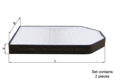 MAHLE ORIGINAL LA 51/S Číslo výrobce: 70320519. EAN: 4009026508244.