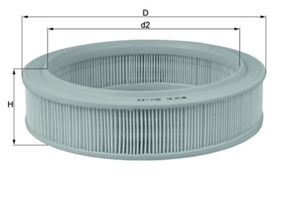 MAHLE ORIGINAL LX 81 Číslo výrobce: 77813009. EAN: 4009026039083.