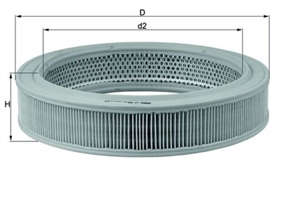 MAHLE ORIGINAL LX 208 Číslo výrobce: 77023831. EAN: 4009026011232.