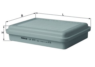 MAHLE ORIGINAL LX 570 Číslo výrobce: 78749707. EAN: 4009026031889.