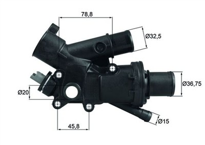 MAHLE ORIGINAL TH 43 83 Číslo výrobce: 72352261. EAN: 4009026933367.