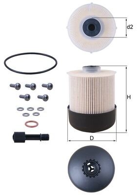 MAHLE ORIGINAL KX 338/26D Číslo výrobce: 72342928. EAN: 4009026930274.