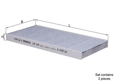 MAHLE ORIGINAL LAK 444/S Číslo výrobce: 72347823. EAN: 4009026932384.