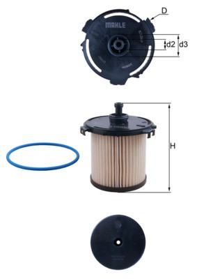 MAHLE ORIGINAL KX 387D Číslo výrobce: 72525183. EAN: 4009026932131.