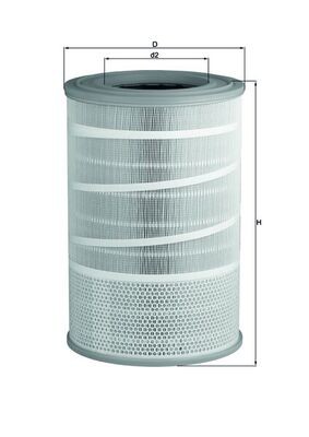 MAHLE ORIGINAL LX 2068 Číslo výrobce: 70536665. EAN: 4009026832011.