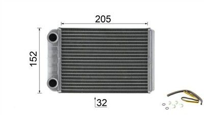 MAHLE ORIGINAL AH 258 000P Číslo výrobce: 72535561. EAN: 4057635211468.