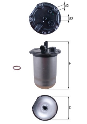 MAHLE ORIGINAL KL 1132D Číslo výrobce: 72492317. EAN: 4057635164849.