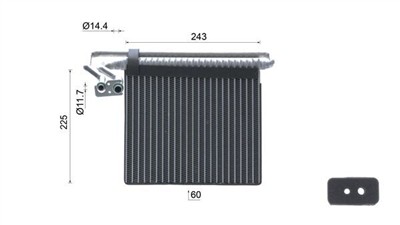 MAHLE ORIGINAL AE 204 000S Číslo výrobce: 72550614.