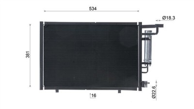 MAHLE ORIGINAL AC 8 000S Číslo výrobce: 72530622. EAN: 4057635200769.