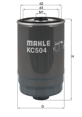 MAHLE ORIGINAL KC 504 Číslo výrobce: 72343268. EAN: 4009026930298.
