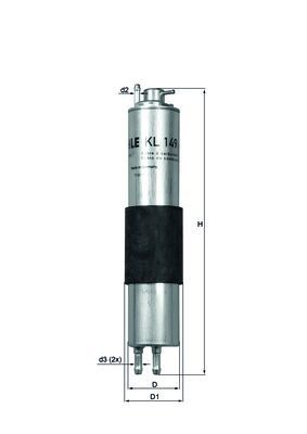 MAHLE ORIGINAL KL 149 Číslo výrobce: 72551489. EAN: 4009026309711.