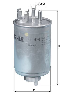 MAHLE ORIGINAL KL 474 Číslo výrobce: 70319204. EAN: 4009026508121.