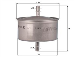 MAHLE ORIGINAL KL 257